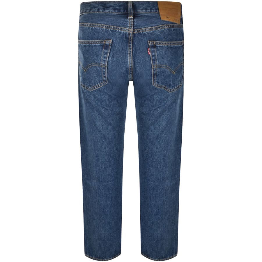 Levis 501 Original Fit Jeans Mid Wash Blue Mainline Menswear Denmark